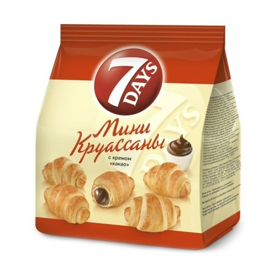 Мини круассаны 7Days в ассоритменте